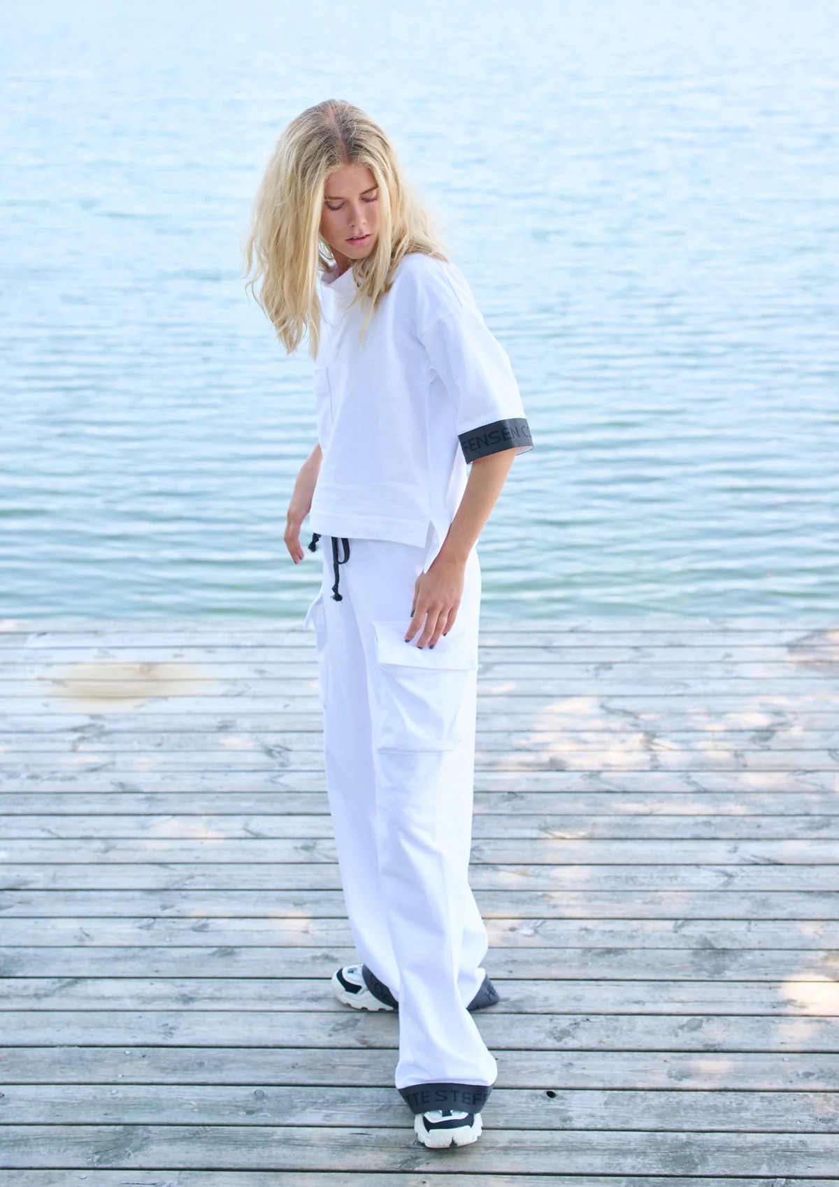 Henriette Steffensen Cargo trousers in White - Image 4
