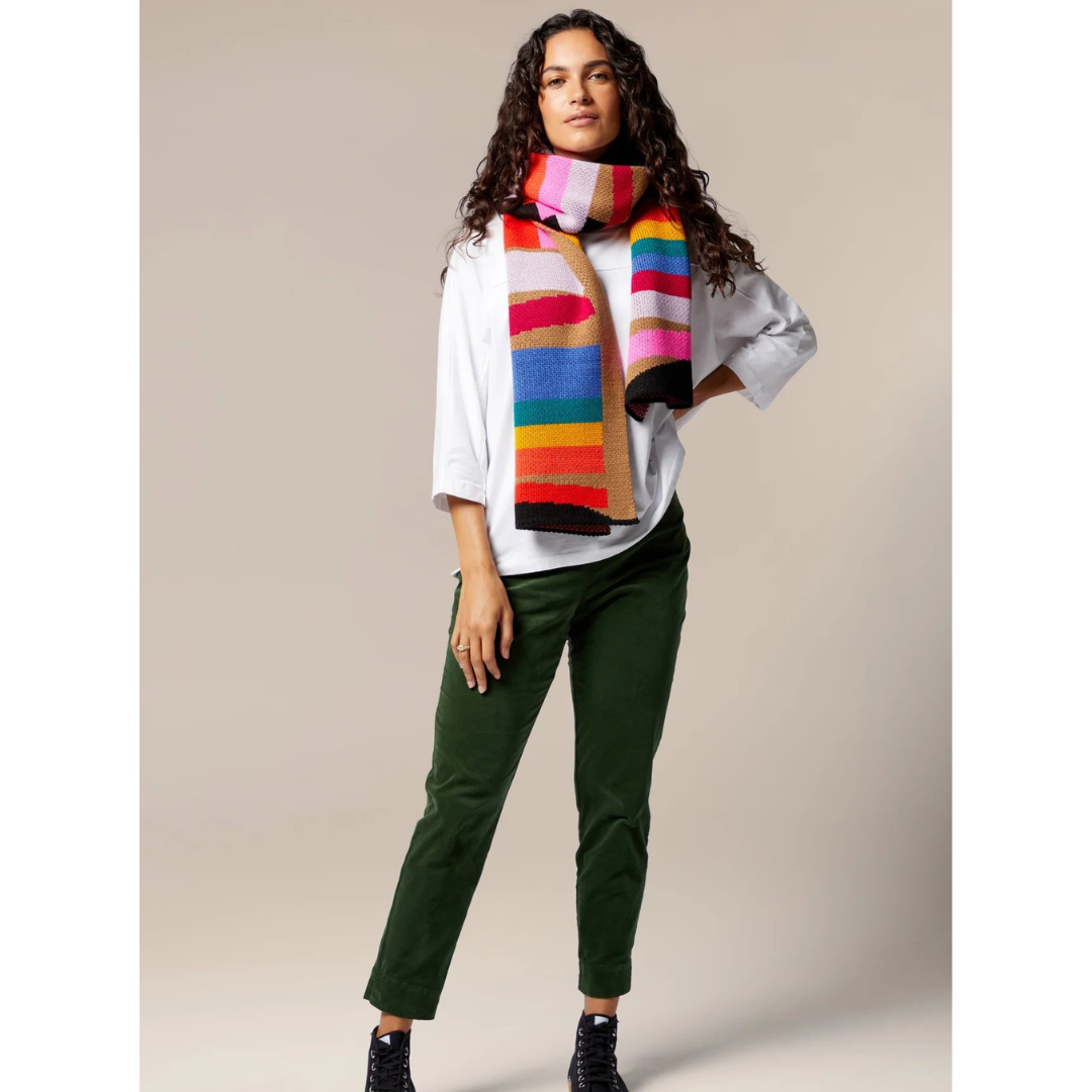 Sahara Cotton Moleskin Slim Trouser in Forest