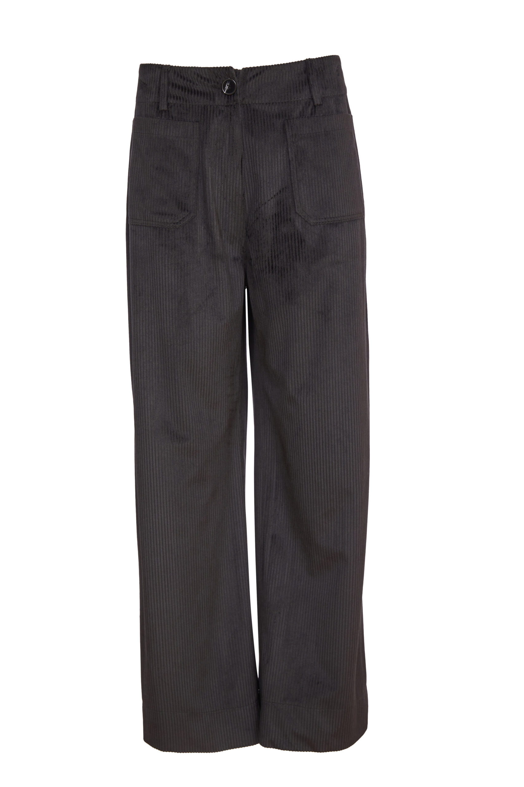 Naya Cord Wide Leg Trouser With Front Patch Pocket - Image 2