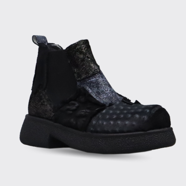 Papucei Cajae Boots Black Pattern