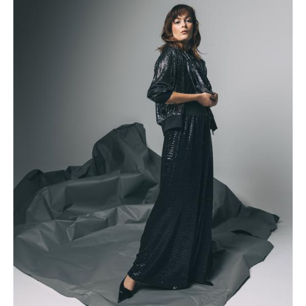 Igor Halifax Sequined Trouser Black