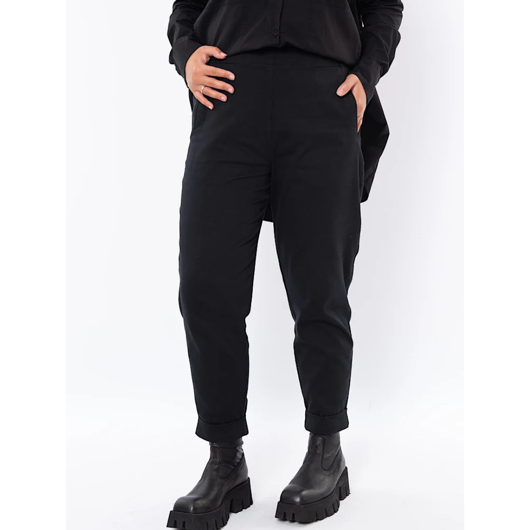 Clemente Long Geisha Trouser Black