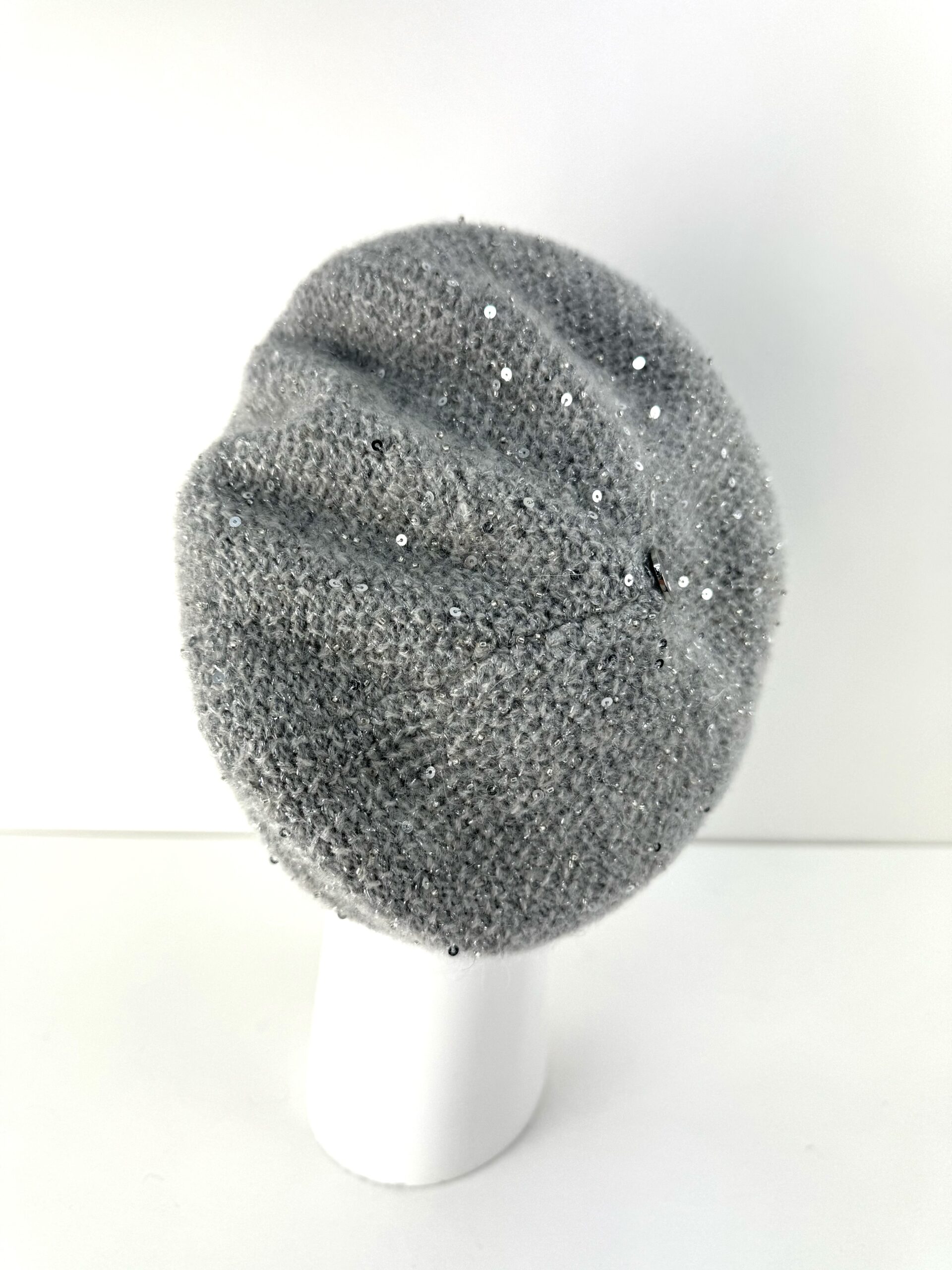 Vizio Sparkle Hat In Light Grey - Image 3