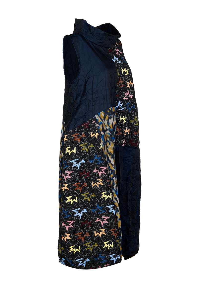 Kozan Sleeveless Dress in Star Pattern - Image 3