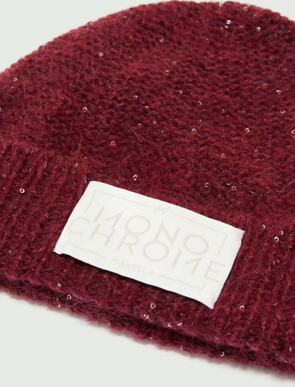 Marella Ensign Knitted Hat in Bordeaux - Image 2