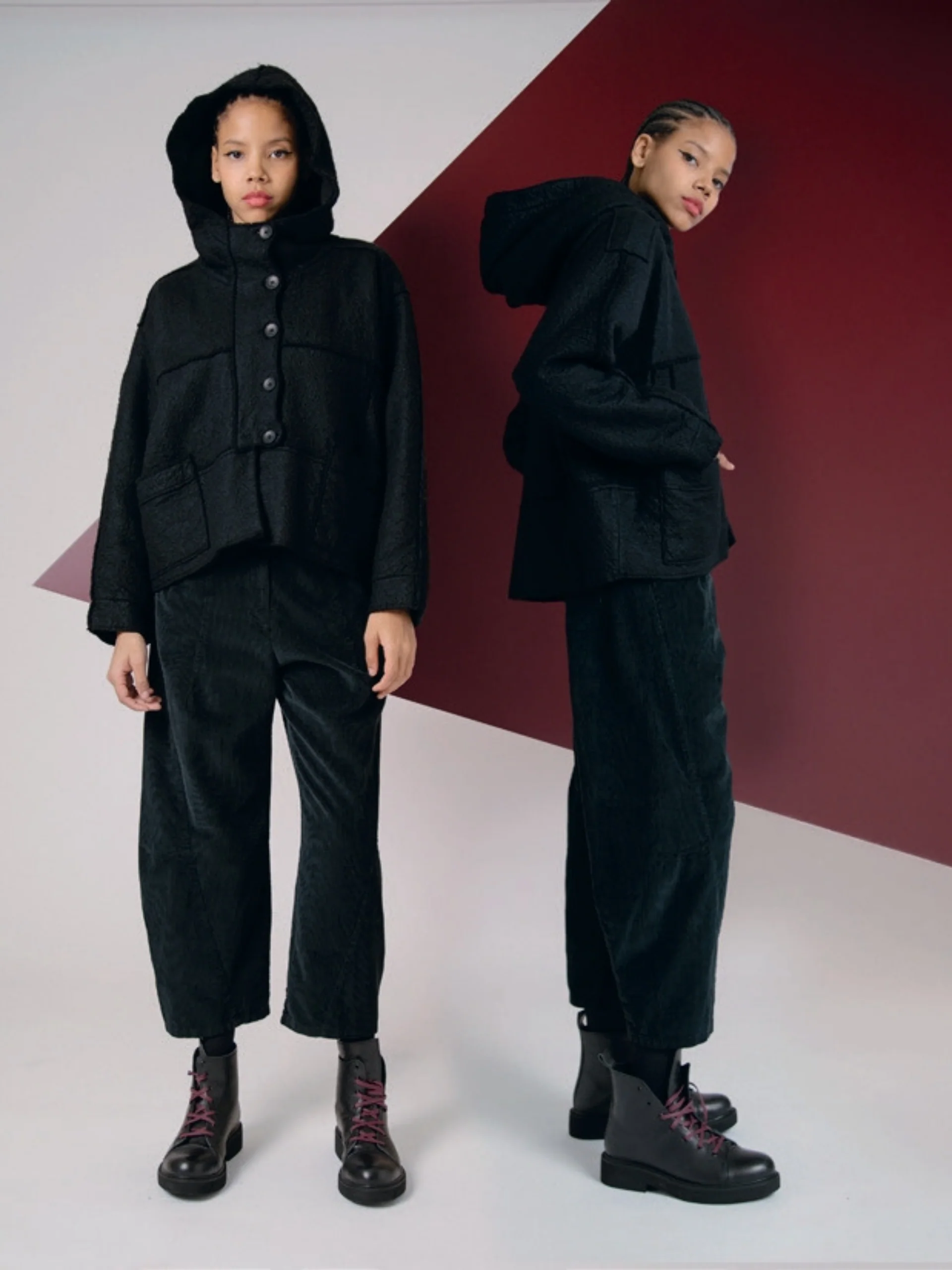 Lurdes Bergada Black Button Through Jacket - Image 3