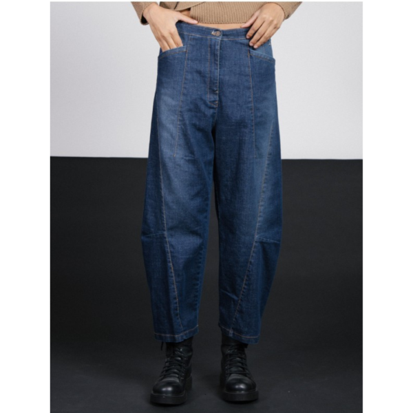 Lurdes Bergada Full Length Denim Trouser