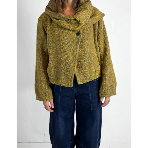 Lurdes Bergada Dijon Jacket with Scarf