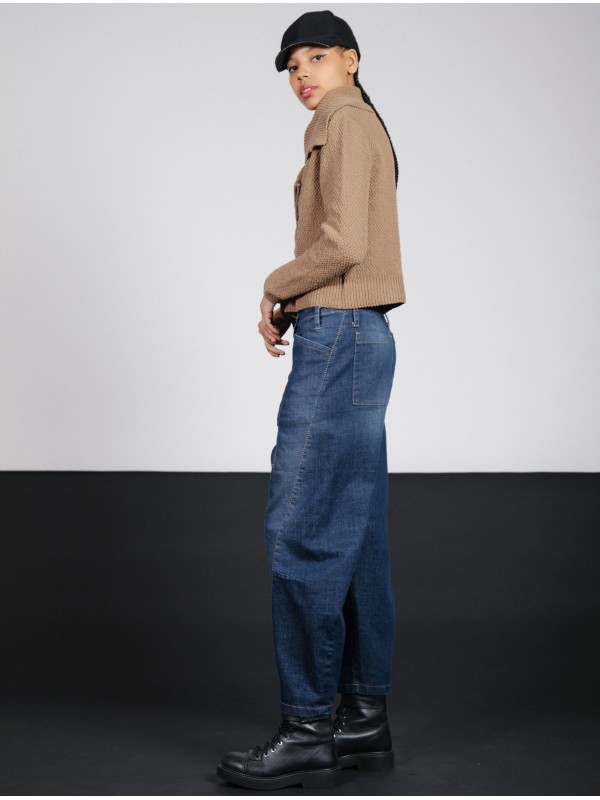 Lurdes Bergada Full Length Denim Trouser - Image 3