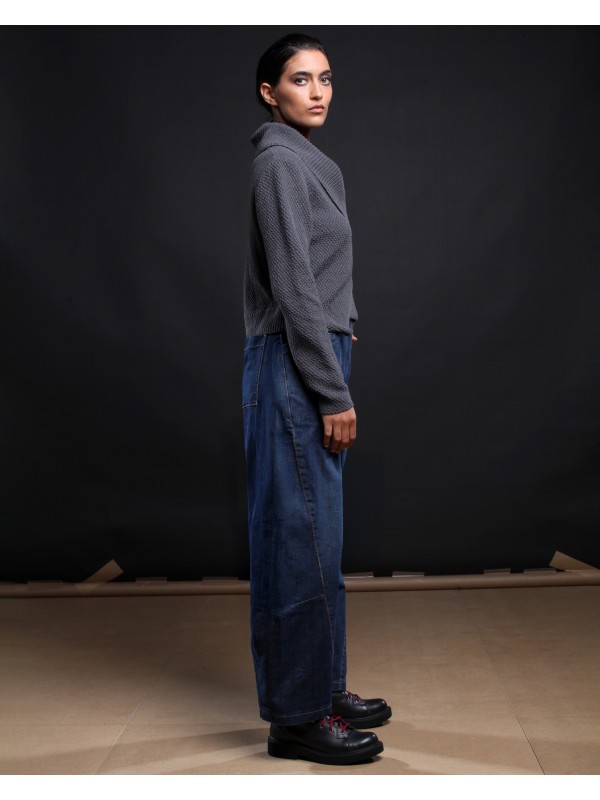 Lurdes Bergada Full Length Denim Trouser - Image 4