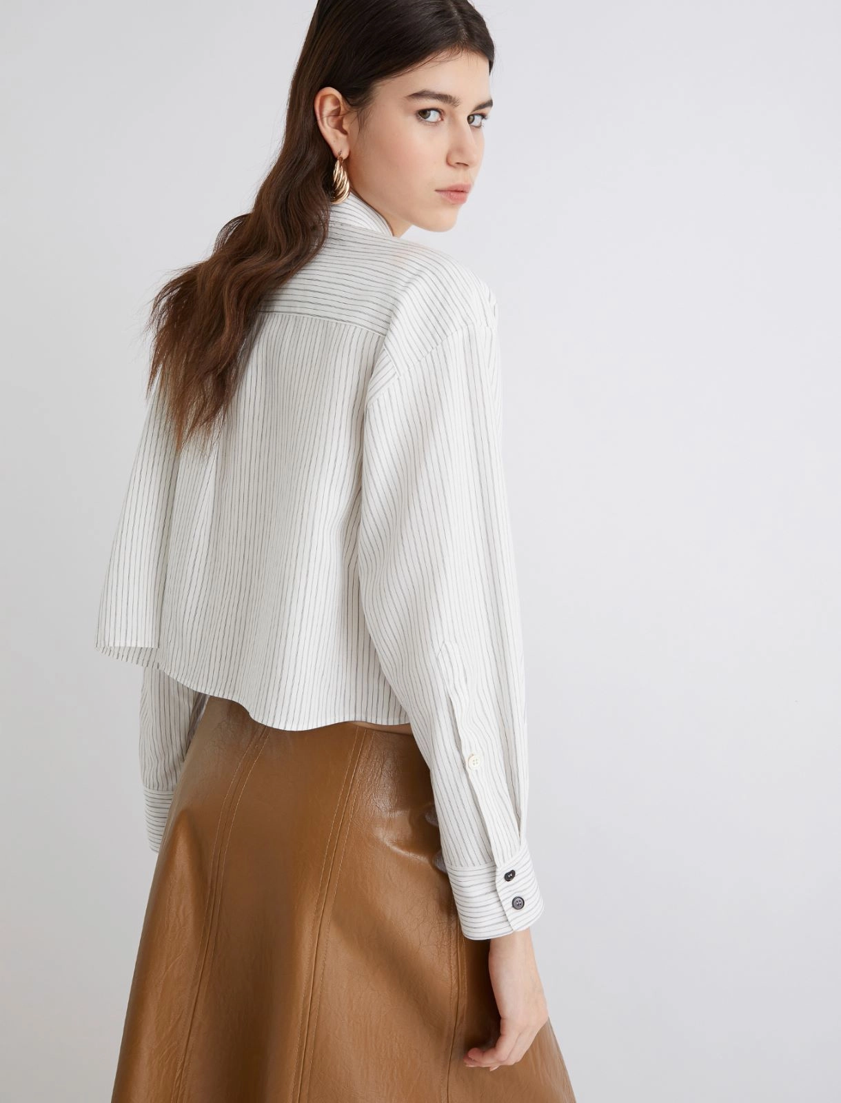 Marella Duke Short Stripe Shirt - Image 4