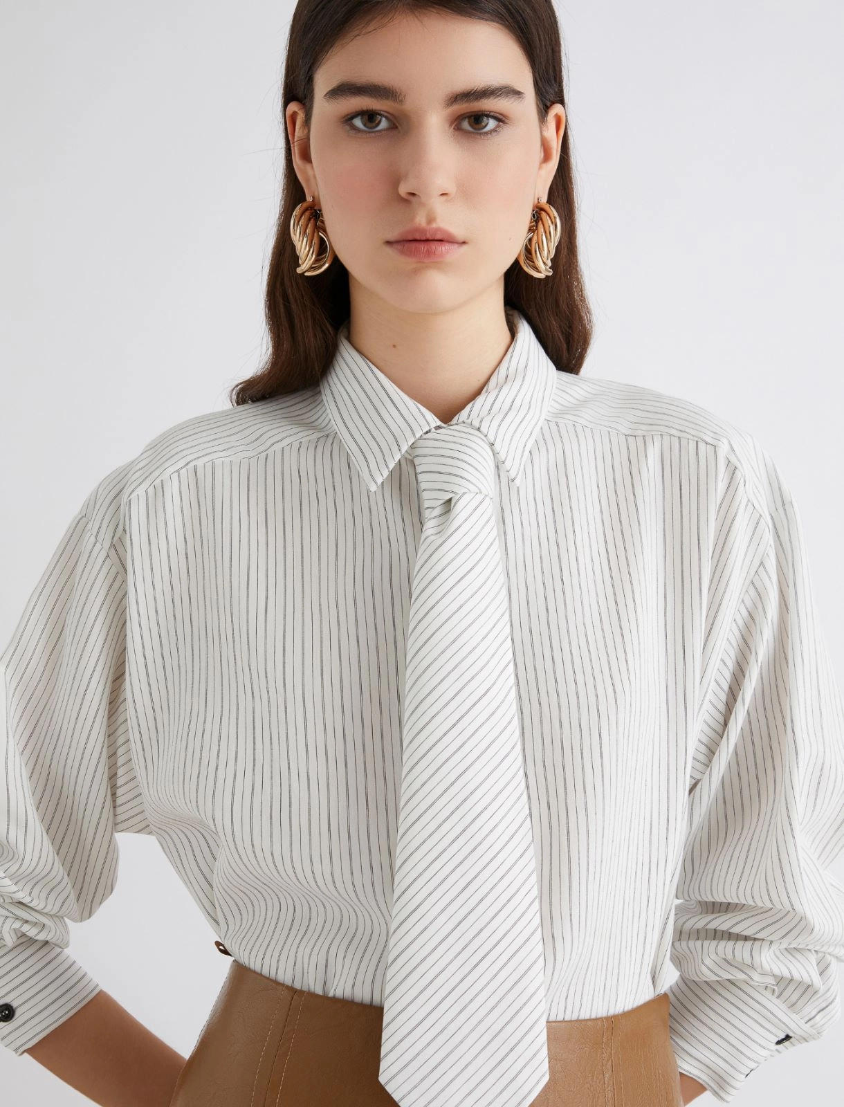 Marella Duke Short Stripe Shirt - Image 2