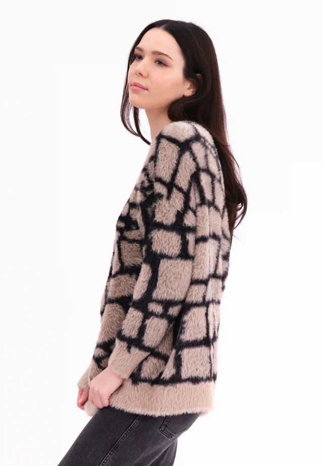 Religion Iris Jumper Stone And Black - Image 3