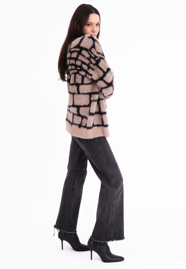 Religion Iris Jumper Stone And Black - Image 5