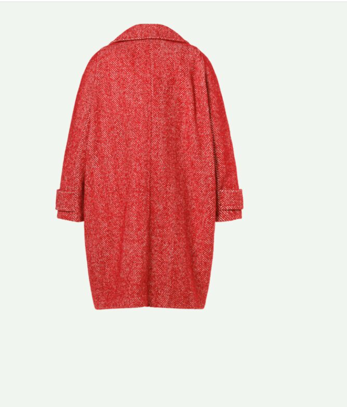 Beaumont Joy Coat In Red - Image 2