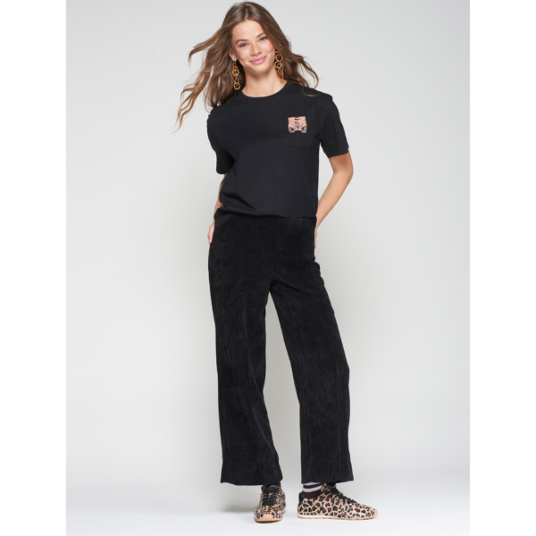 Vilagallo Bettina Jumbo Cord In Black