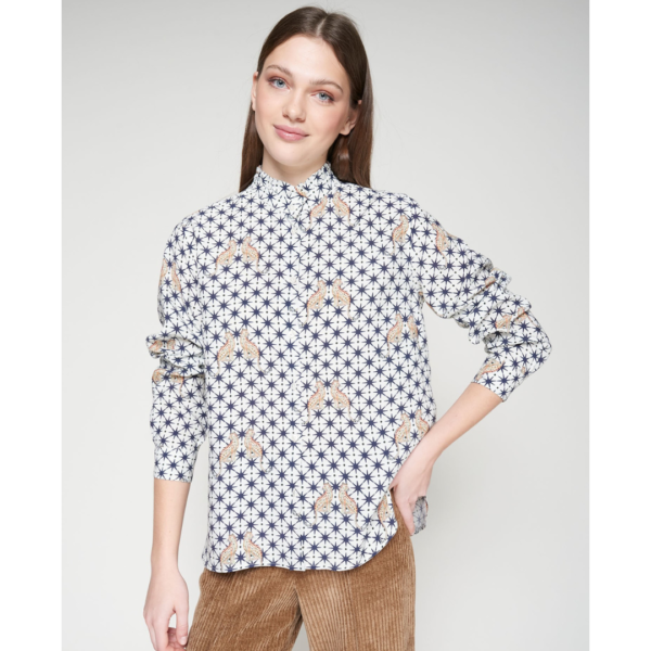 Vilagallo Shirt Andy With Leopard Print