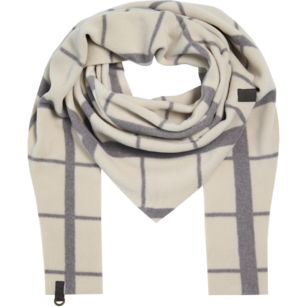 Henriette Steffensen Fleece Triangle Scarf In Clan Print Kit