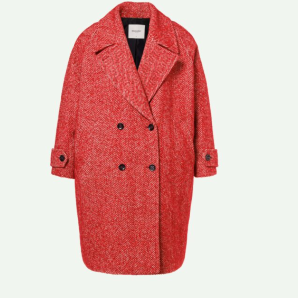 Beaumont Joy Coat In Red