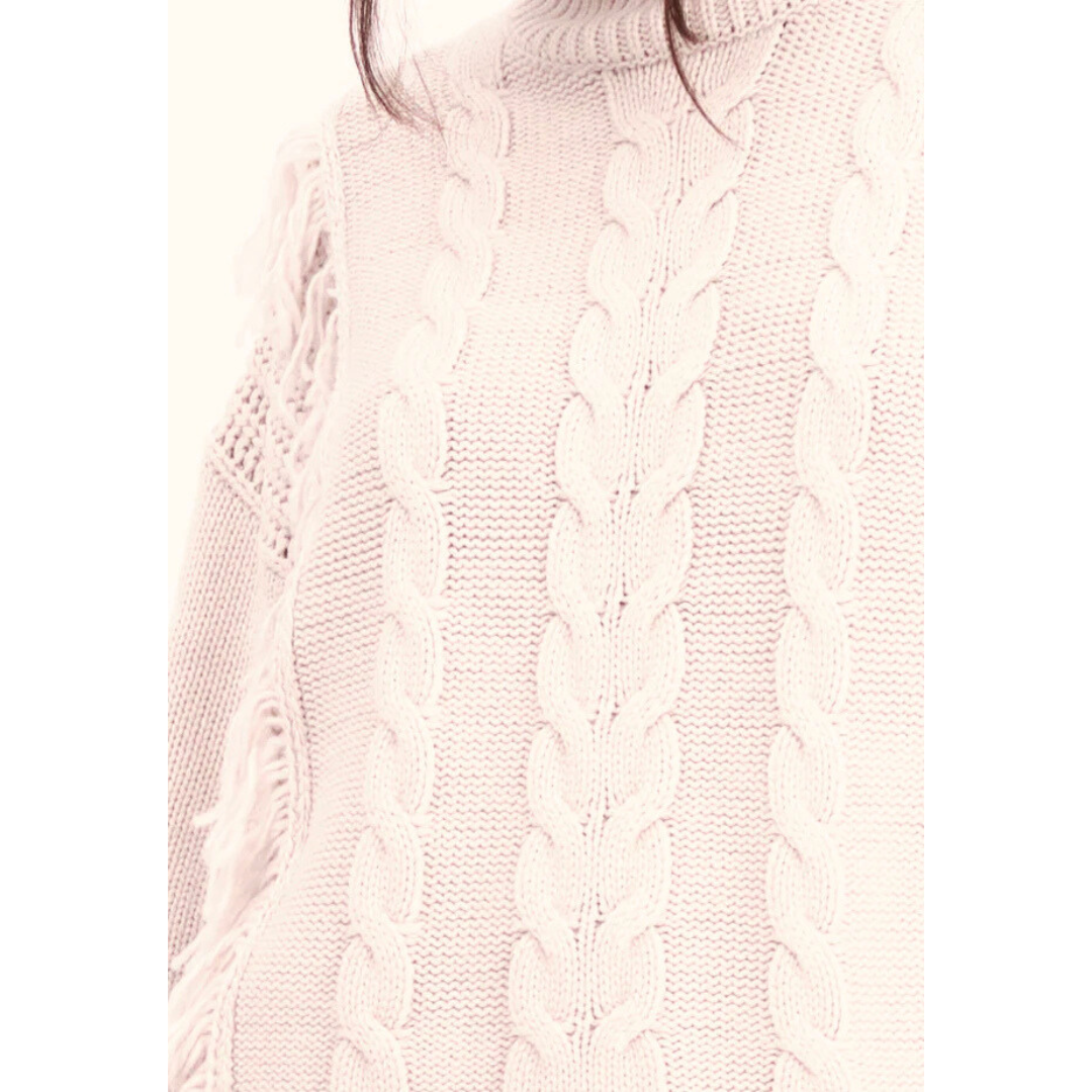 Religion Jamie Jumper Cable Stone with Fringes - Image 6