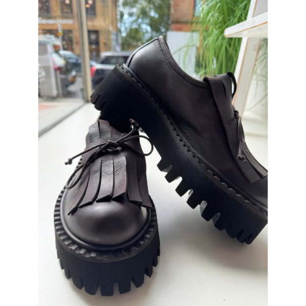 Lofina Gasoline Chocolate Loafer