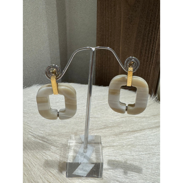 XAVIER-DEROME Medium Earrings Cream