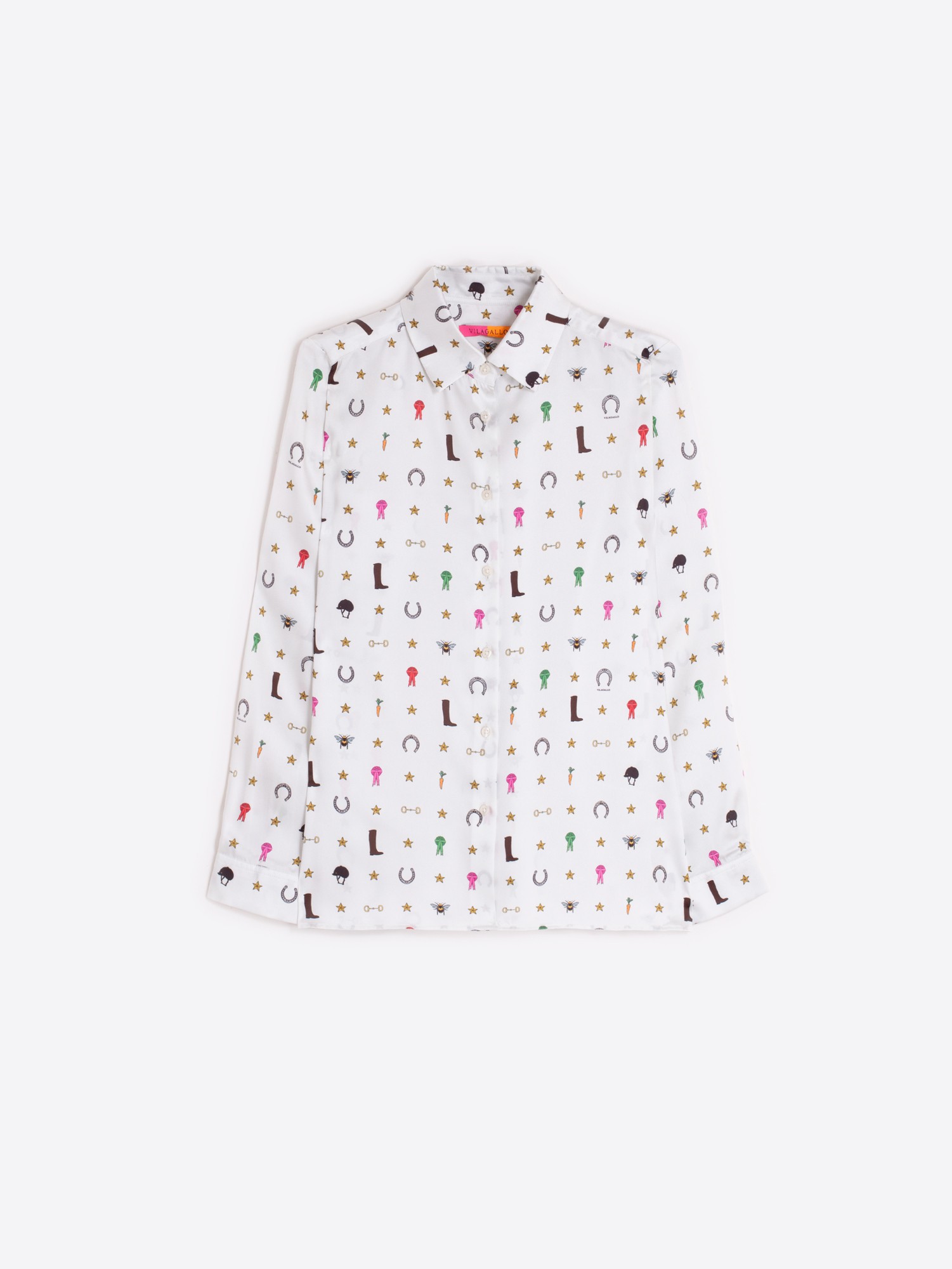 Vilagallo Shirt with Hipica Print - Image 3