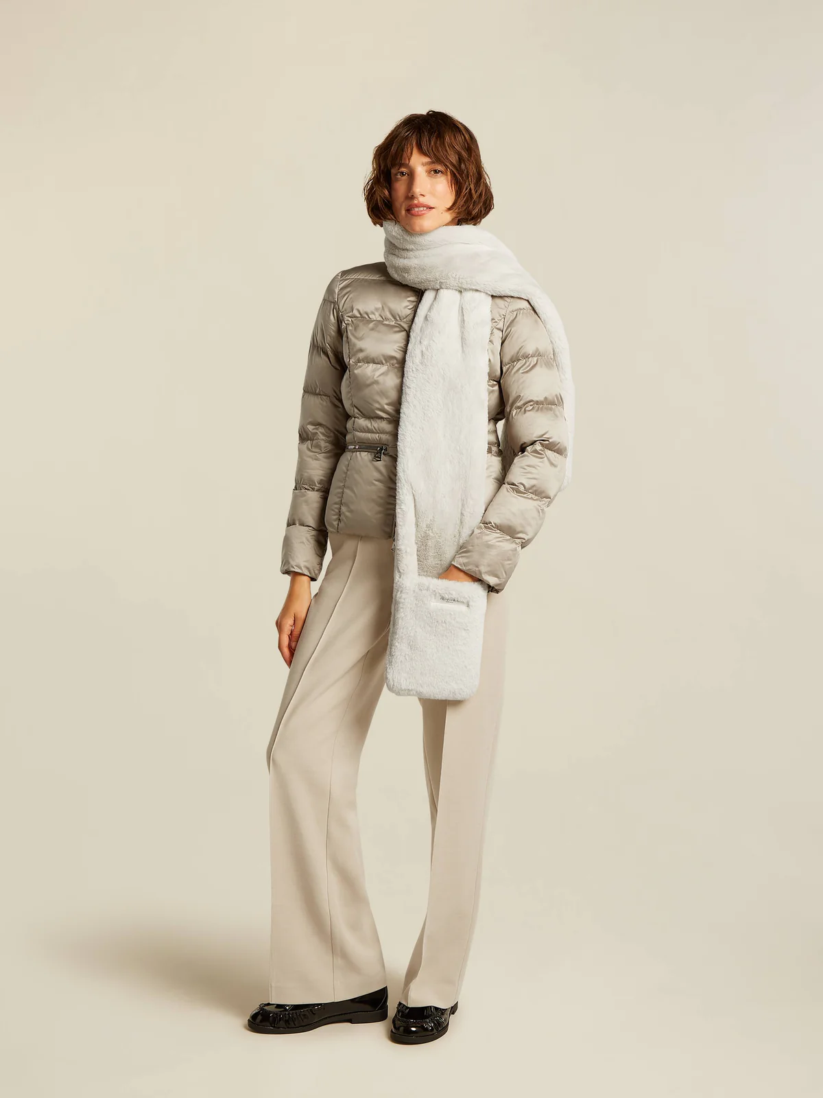 Beaumont Hanny Scarf in Moonstone - Image 3