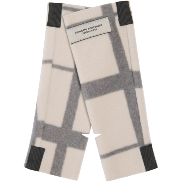 Henriette Steffensen Fleece Wrist Warmer in Clan Print