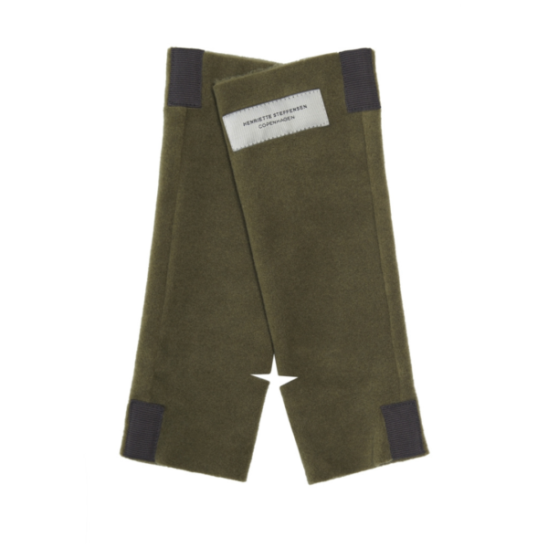 Henriette Steffensen Fleece Wrist Warmer in Moss