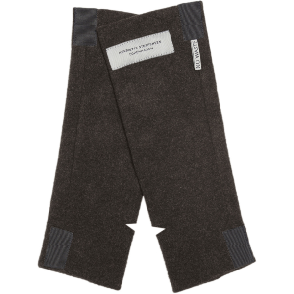Henriette Steffensen Fleece Wrist Warmer in Chocolate