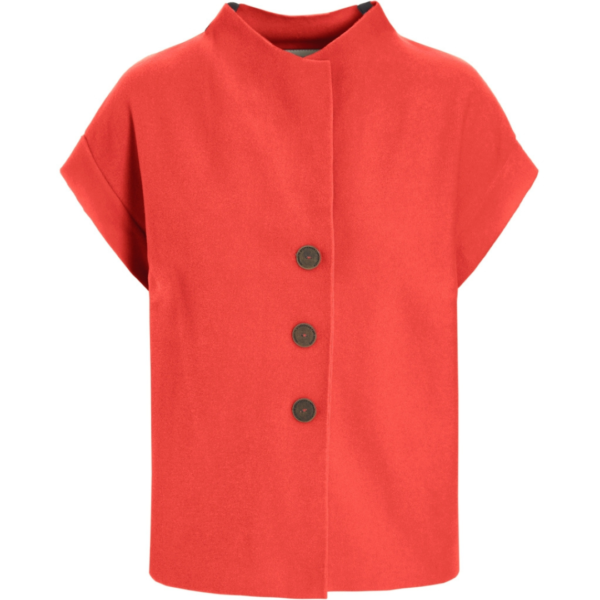Henriette Steffensen Vest in Tomato