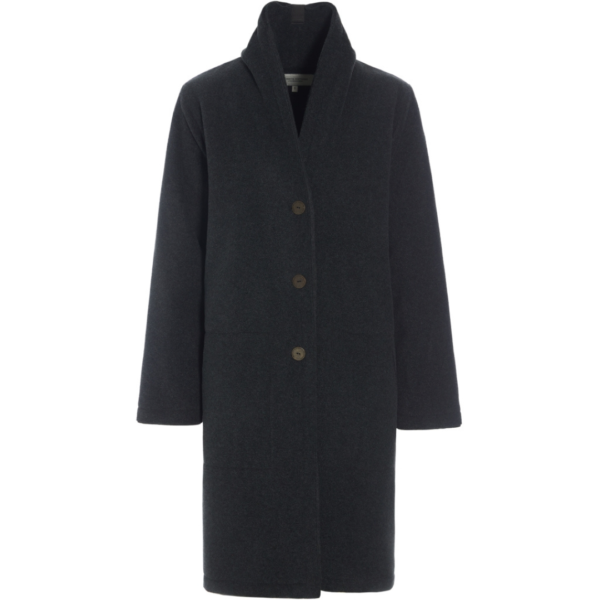 Henriette Steffensen Double Coat In Soft Black