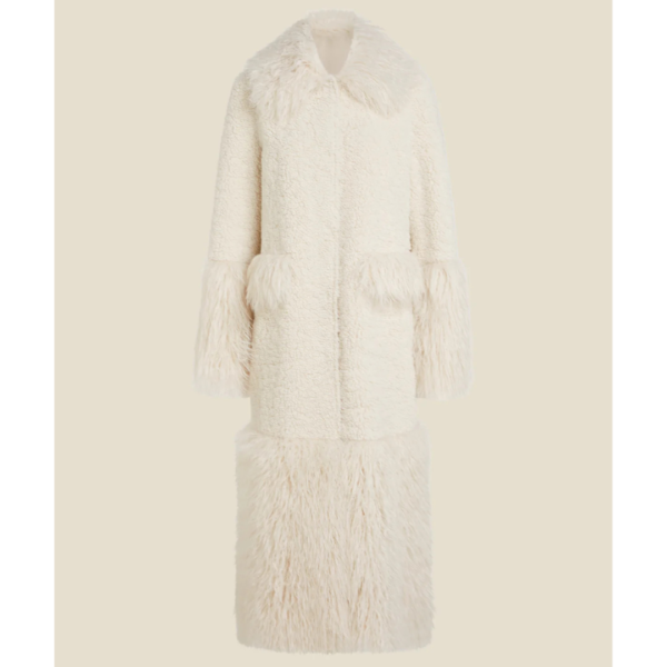 Beaumont Sienna Reversible Coat in Off White
