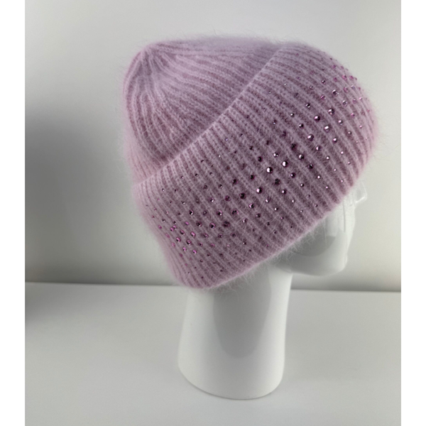 Rabionek Hat With Sequins In Baby Pink