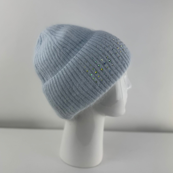 Rabionek Hat With Sequins In Baby Blue