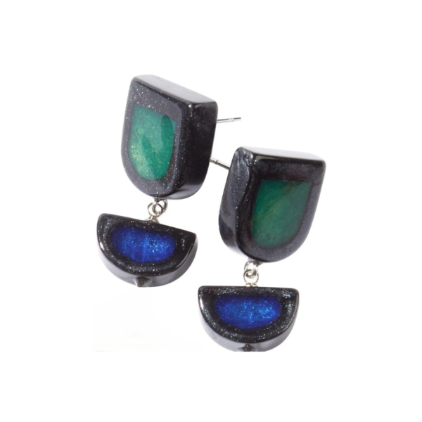 Zsiska Drop Earrings In Grey