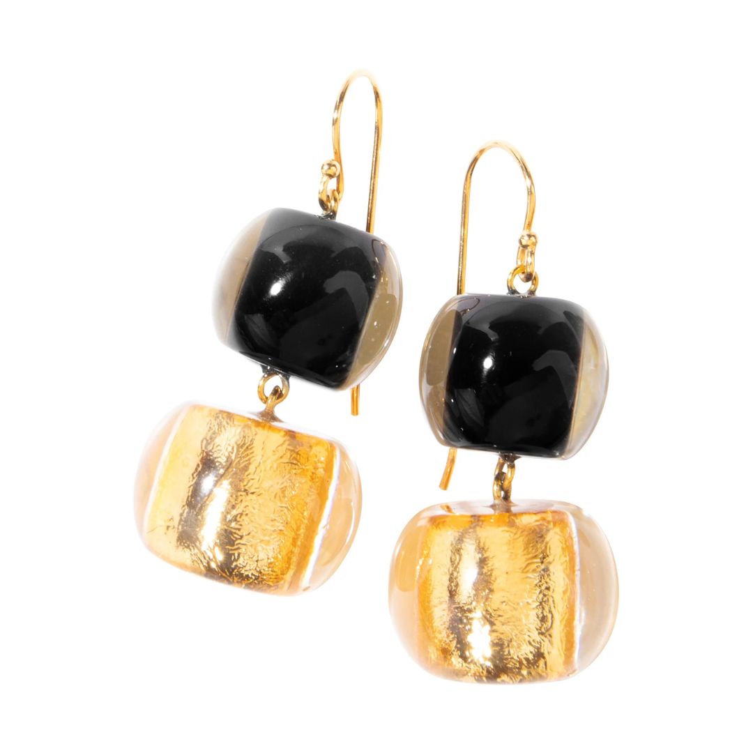 Zsiska Drop Earrings In Gold