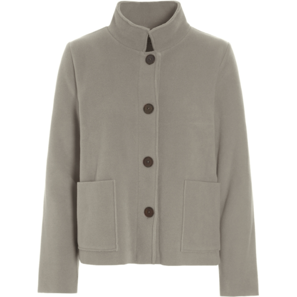 Henriette Steffensen Jacket with Buttons In Elephant
