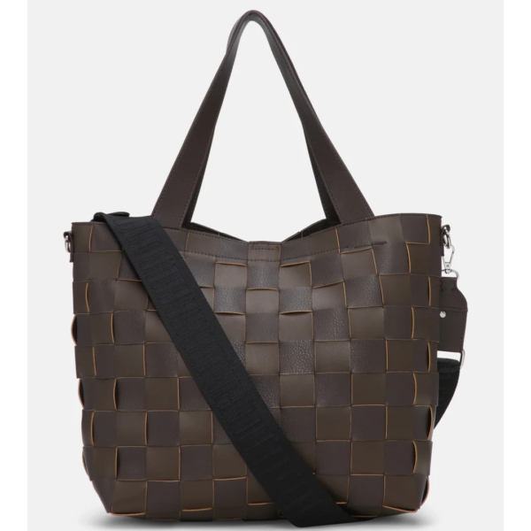 Ilse Jacobsen Chip11 Shoulder Bag In Chocolate Brown