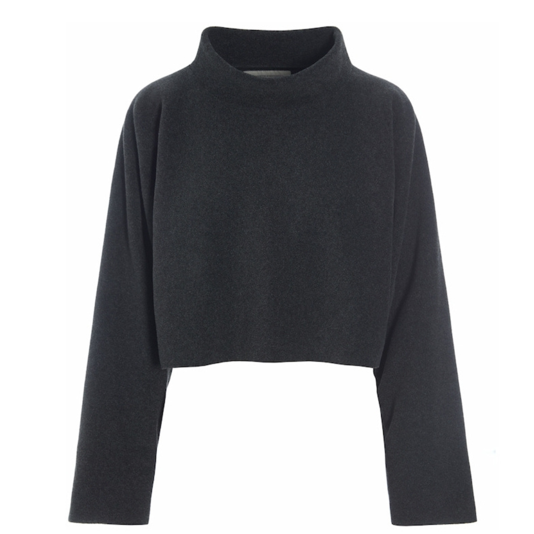 Henriette Steffensen Short Pullover in Soft Black