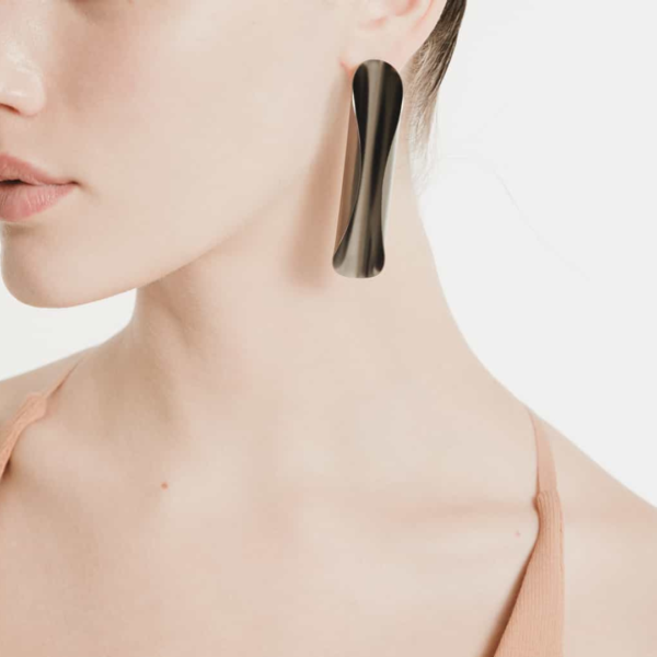 Katerina Vassou Turret Earrings In Silver