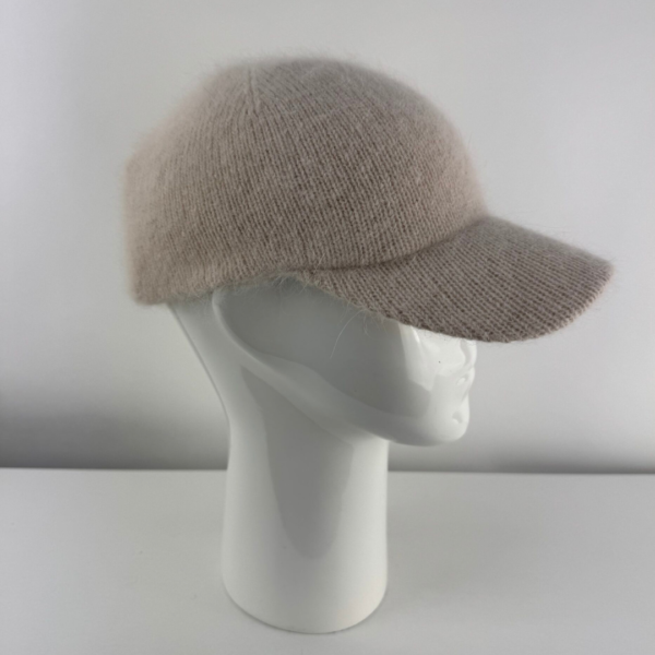 Rabionek Angora Mix Cap In Stone