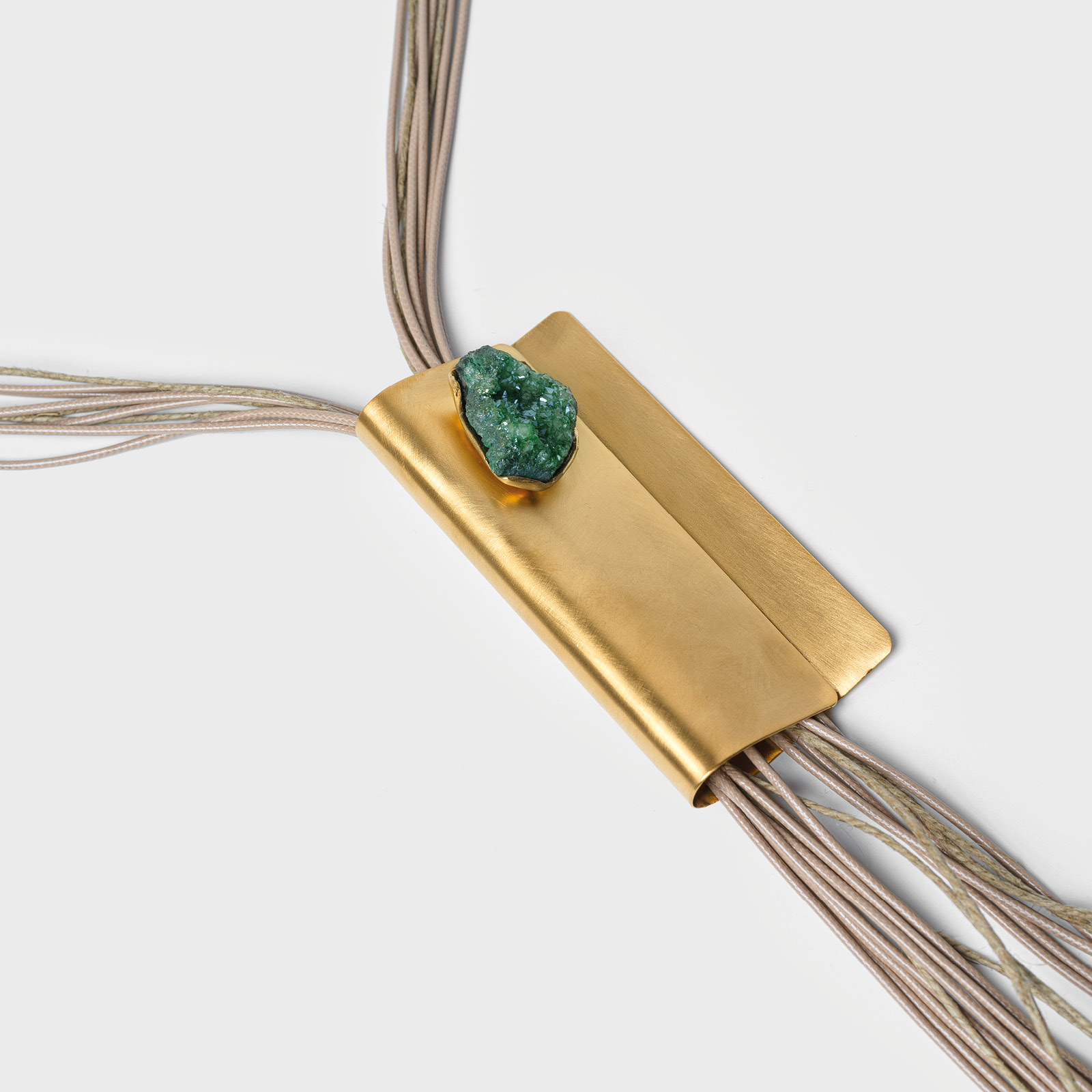 Katerina Vassou Hyacinth Necklace In Gold/Green - Image 3