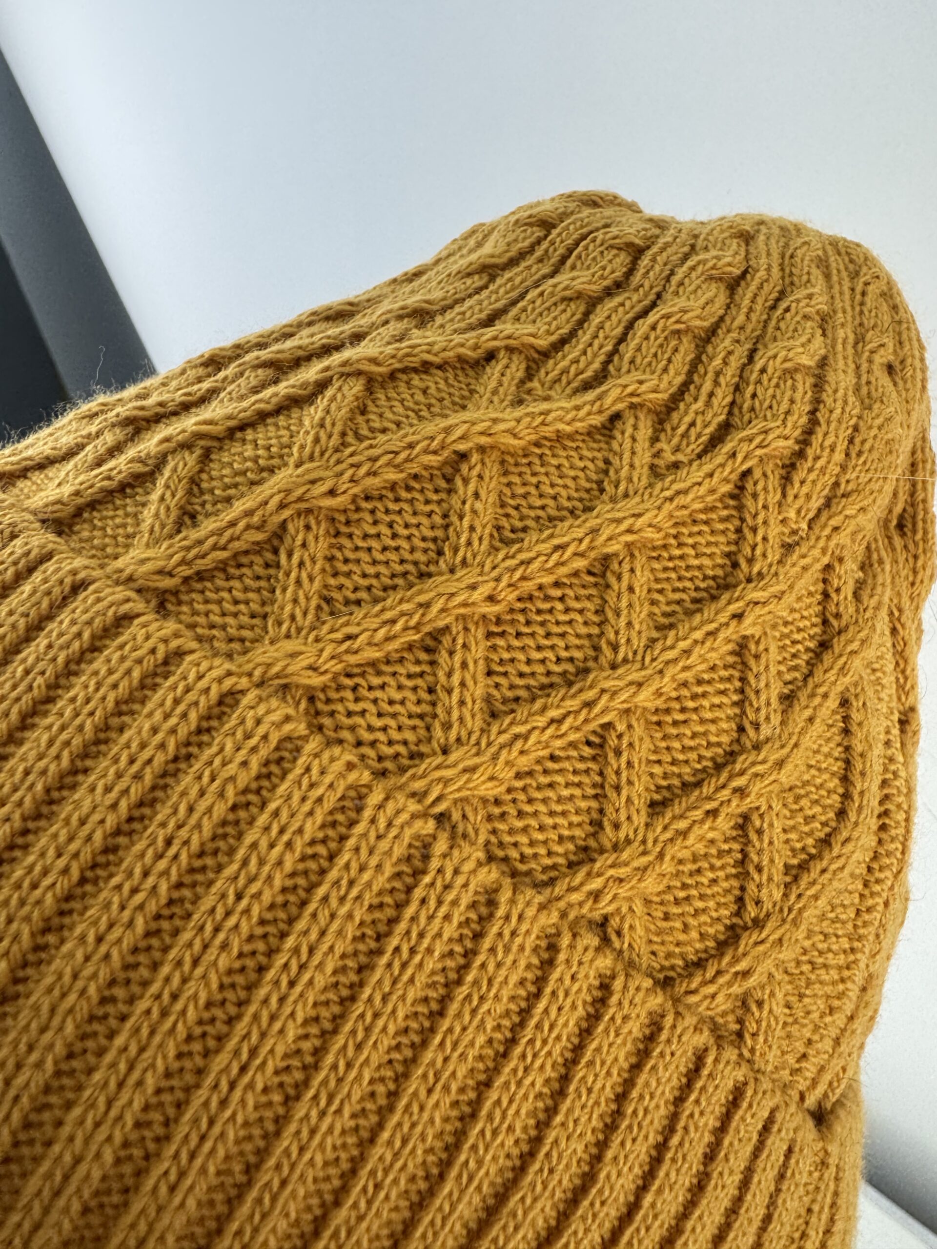 Rabionek Fleece Lined Beanie Hat In Golden Sun - Image 5