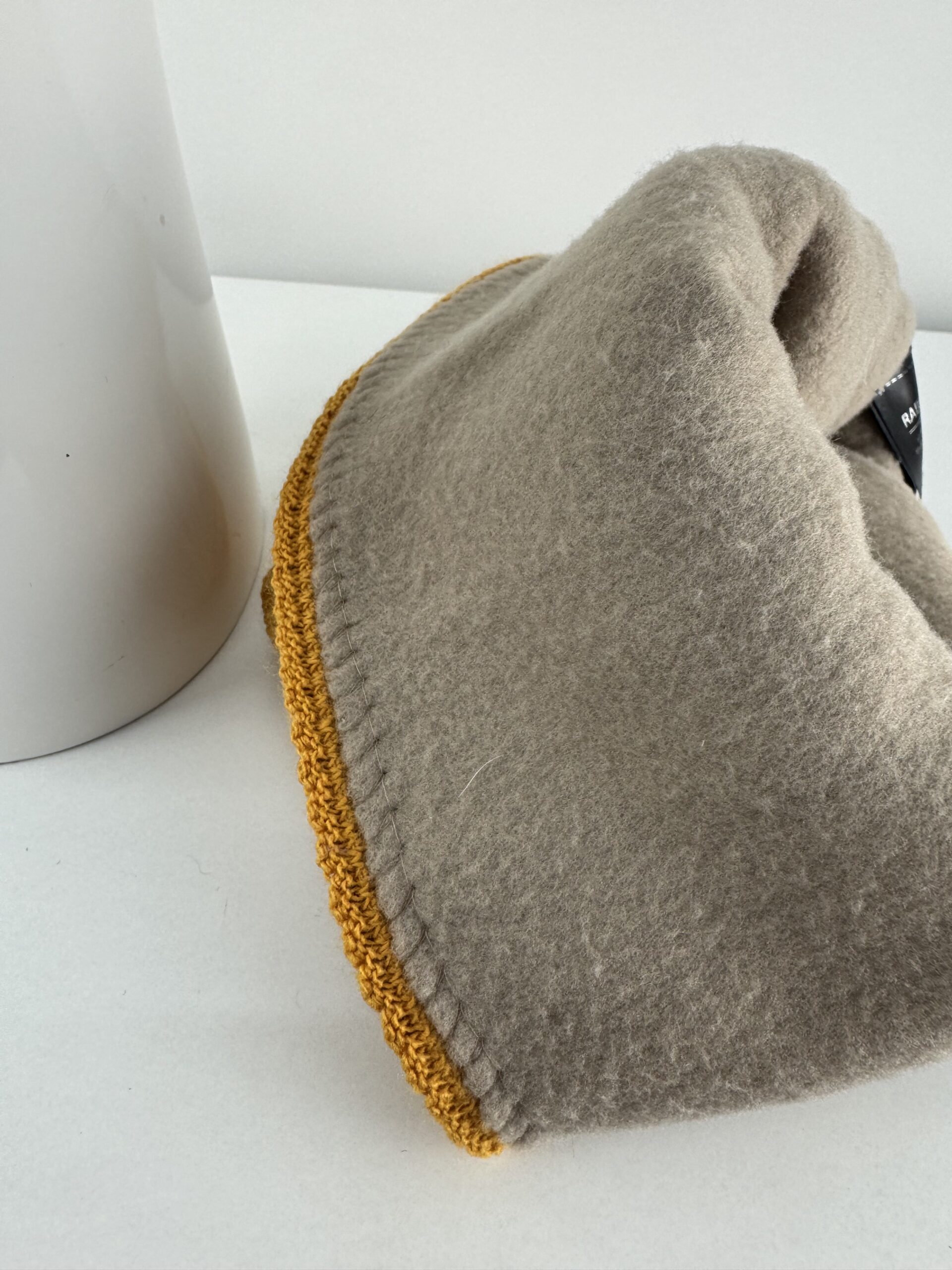 Rabionek Fleece Lined Beanie Hat In Golden Sun - Image 6