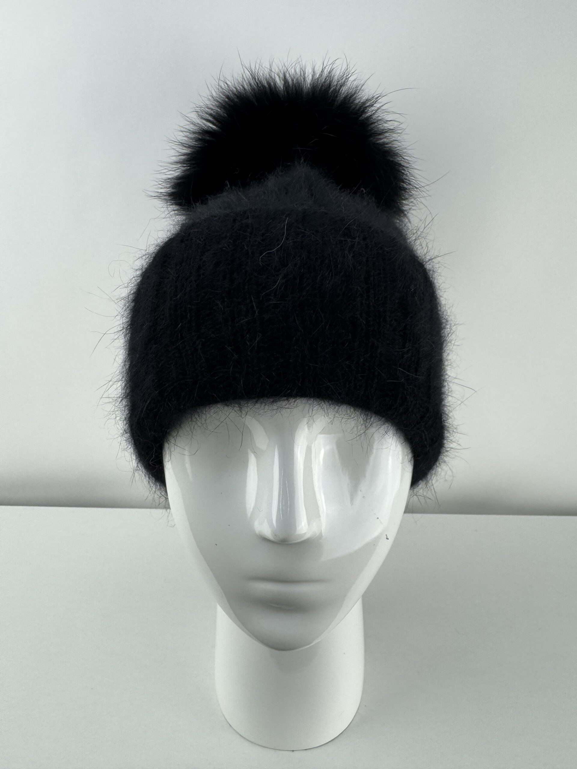 Rabionek Fur Pom Pom Hat In Black - Image 4