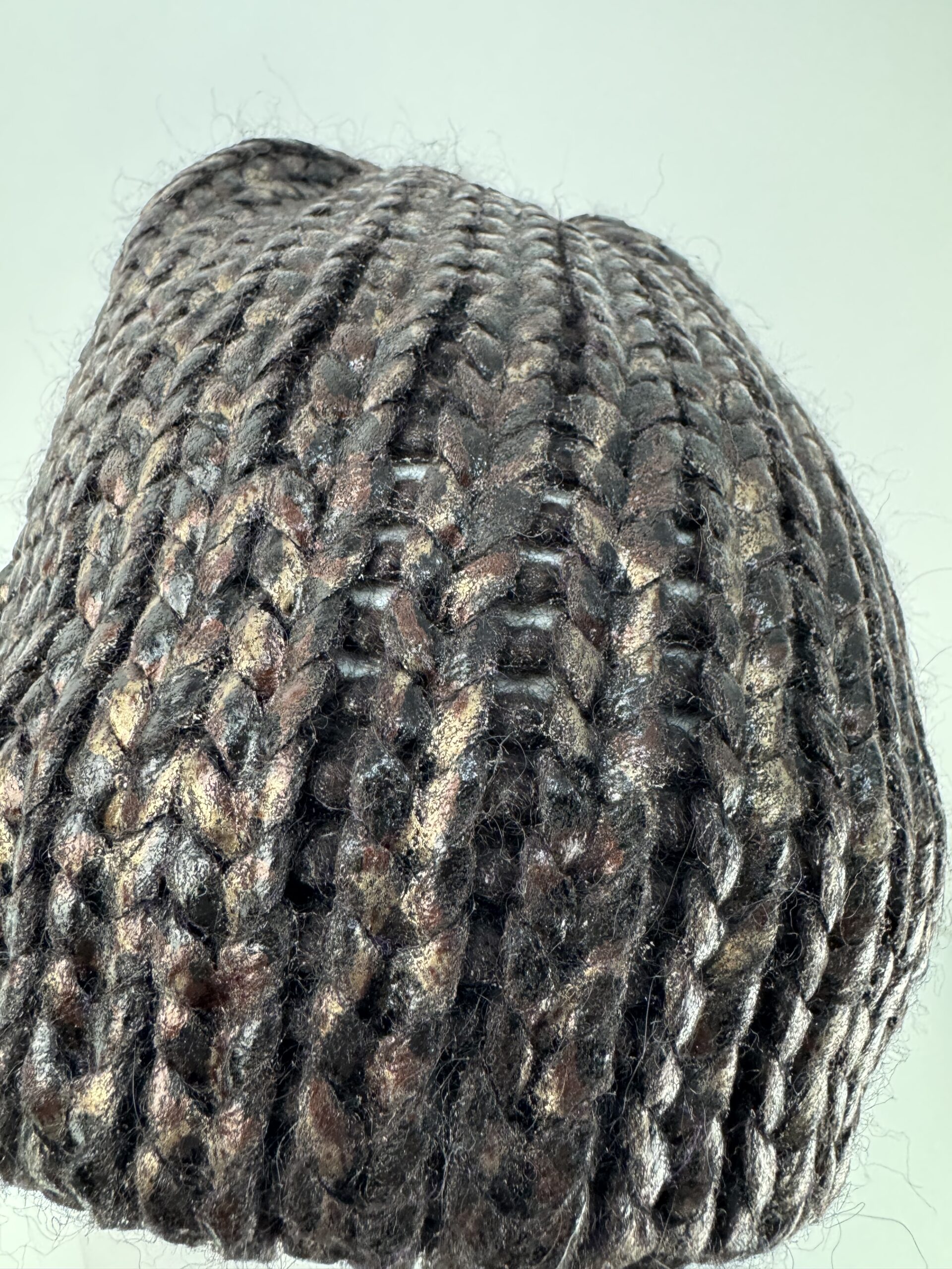 Rabionek Hat In Metalic Brown - Image 3