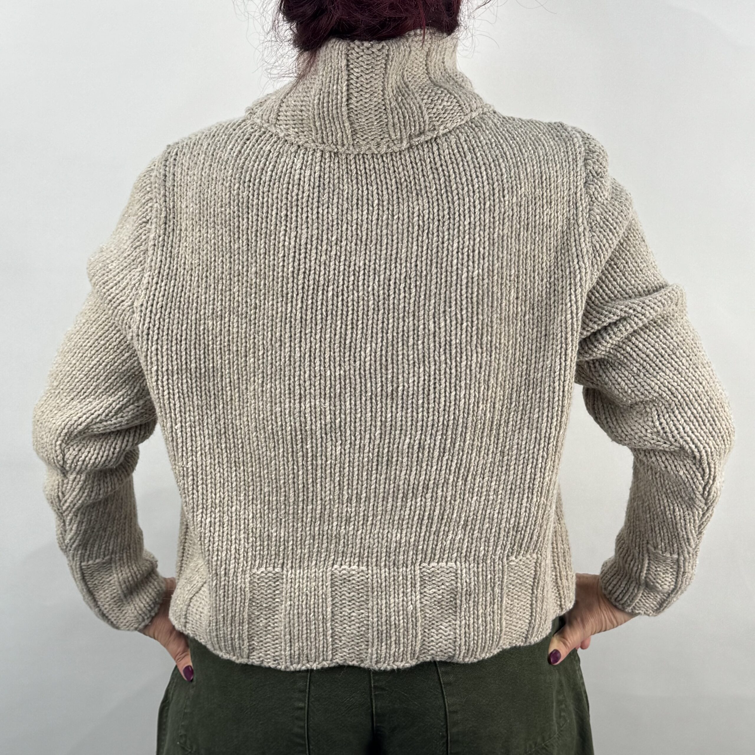 Lurdes Bergada Turtle Neck Sweater in Beige - Image 2