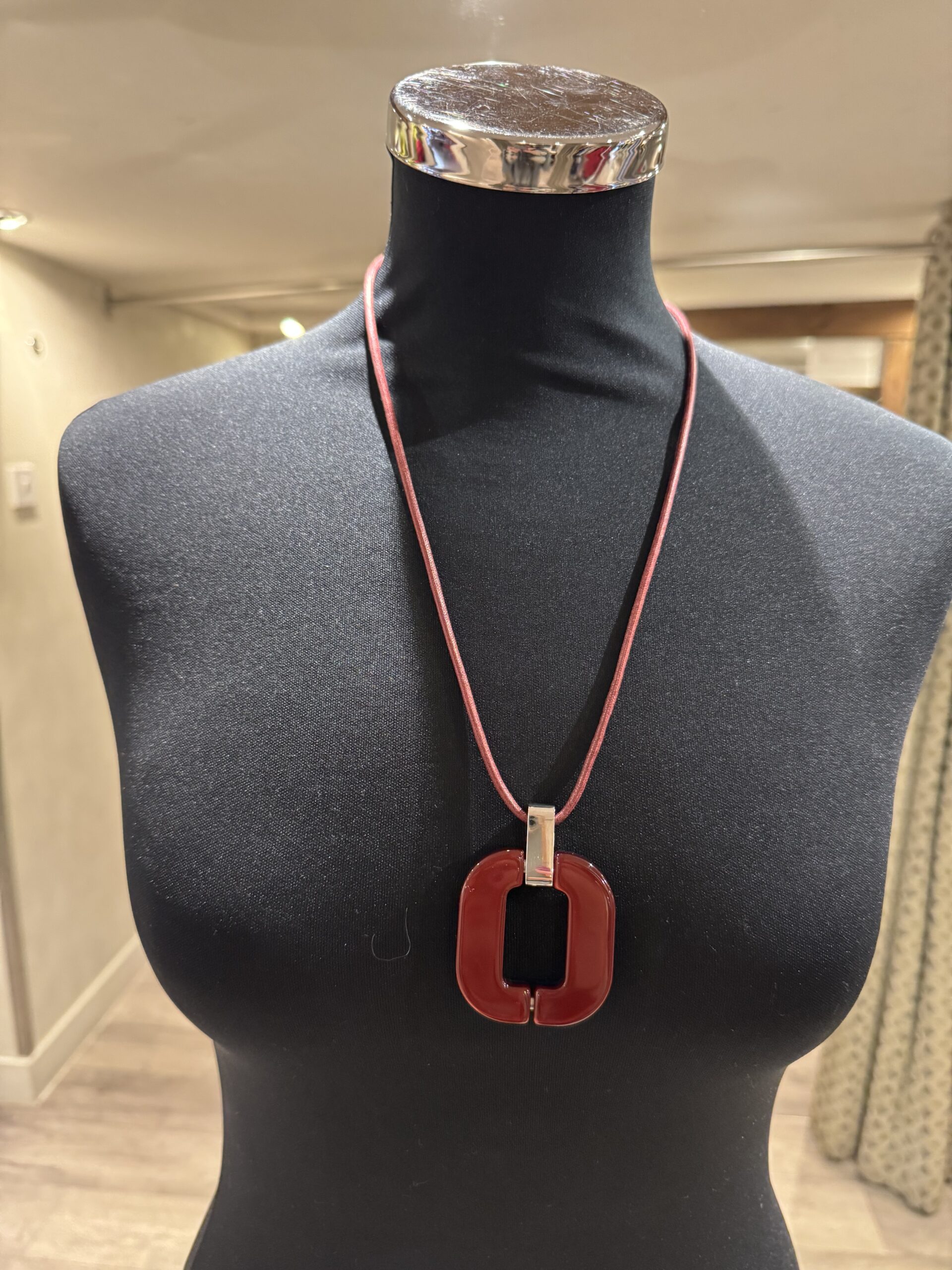 XAVIER-DEROME Double Earrings Blue/Red - Image 4